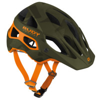 Casque Vélo VTT Enduro Rudy Project Protera Vert Camo Orange