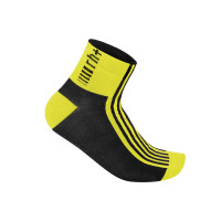 Chaussettes de vélo Zero Rh Fuego 6 Sock jaune noir